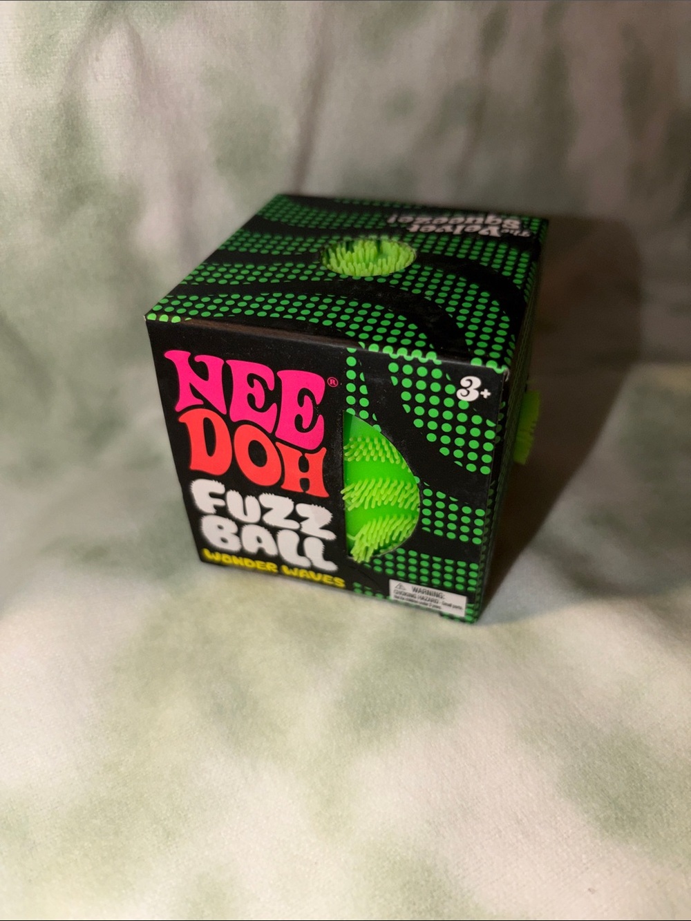 NeeDoh Fuzz Ball Wonder Waves Green
